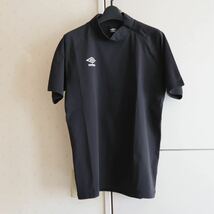  アンブロ(UMBRO)(メンズ)サッカーウェア UVカット エリートハーフジップ半袖シャツ UUUTJA70 メンズM_画像4