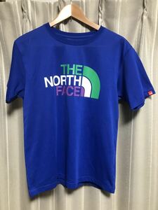 【中古美品】送込 THE NORTH FACE Tシャツ ノースフェイス 青