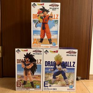 一番くじ ドラゴンボール VSオムニバスアメイジング　A賞、B賞 、E賞　孫悟空&孫悟飯/ラディッツ/ベジータ　3種セット