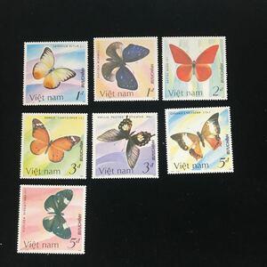  Vietnam { butterfly }SCOTT#1693-99/7 kind ./1987 year / not yet /NH