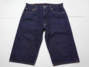 ●米国製 アメリカ製 リーバイス LEVIS デニムハーフパンツ W36 ボタンフライ●0524●