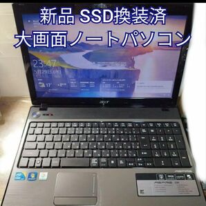 ノートPC aspire acer 5741 SSD換装済み ノートパソコン