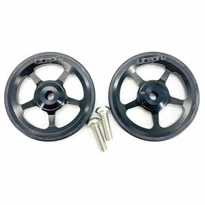 [2 piece set ] brompton Easy wheel Brompton Easywheel black shield bearing entering 22.5gkya limi -Carry Me LitePro