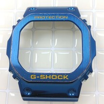 CASIO G-SHOCK 純正部品　GMW-B5000G-2JF　ブルーベゼル　logo イエロー　中古品　No.1_画像1