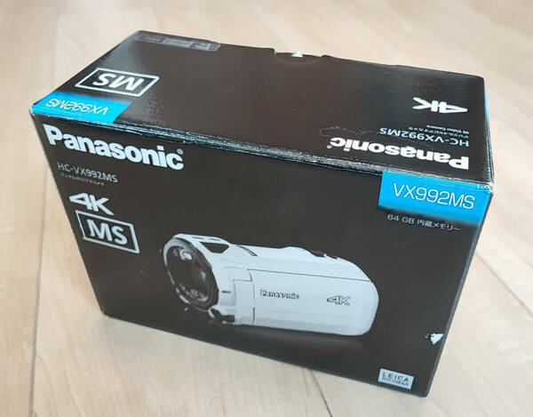 Panasonic HC-VX992MS　4Kビデオカメラ　カカオブラウン