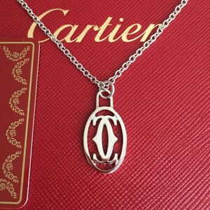 美品　Cartier カルティエ　ネックレス　シルバー　メンズ　レディース
