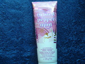 BATH & BODY WORKS TWISTED PEPPER MINT BODY CREAM new goods 170