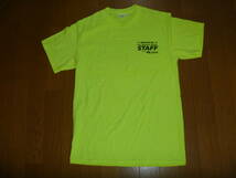MENS' グリーンの MISAWA,AB,JAPANのEVENT STAFFの半袖T-シャツ　SMALL 181_画像3