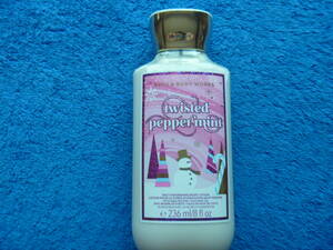 BATH & BODY WORKS TWISTED PEPPER MINT BODY LOTION new goods 373