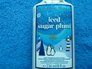 BATH & BODY WORKS ICED SUGAR PLUM BODY LOTION new goods 537