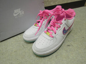 2246) NIKE AIR FORCE 1 GS エア フォース 1 24.5cm マルチカラー DZ4883-100