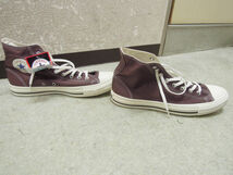 2242) 未使用 CONVERSE ALLSTAR コンバース ステッチング HI BROWN 29cm 1SC426 ハイカット スニーカー_画像6