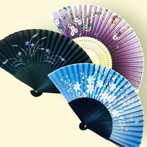  fan sense 3 pcs set with translation Sakura .. kimono small articles yukata 