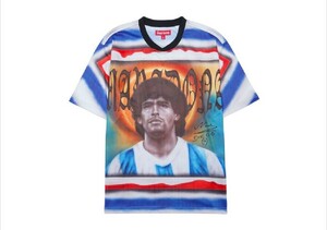 Supreme Maradona Soccer Jersey Multicolor　XL