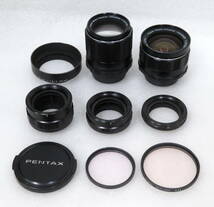 送料込み ペンタックス タクマー Super‐Multi‐Coated TAKUMAR 2.8/105 + 3.5/24 + レンズマウント？ 外観美品 / PENTAX KENKO フィルター_画像1