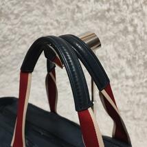 1円 希少色【美品】A4 大容量 COACH コーチ ウェブレザー ヘリテージ 2way トートバッグ F71248 ビジネスバッグ ショルダー 本革 メンズ_画像6