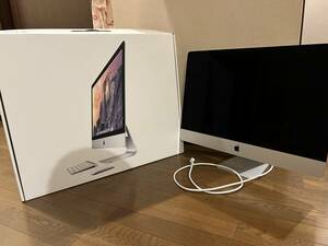 iMac 27インチ Late 2012 3.4GHz Intel Core i7/32GB/HDD3TB+SSD128GB/外箱あり・動作品/小傷・汚れ等あり