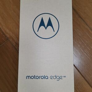 モトローラ motorola edge 40 イクリプスブラック SIMフリー メモリー 8GB ストレージ256GB 未開封