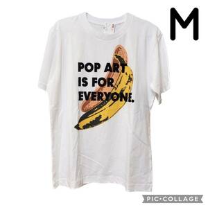 ユニクロ アンディウォーホル Tシャツ UT ホワイト 半袖 バナナ M UNIQLO ティーシャツ メンズ アンディ・ウォーホル 20th 白 新品