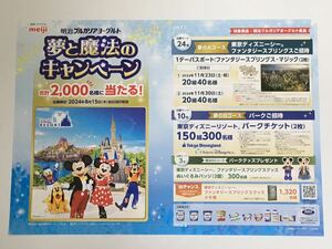  prize Tokyo Disney si-1te- passport fantasy springs s Magic 2 sheets dream . magic. campaign Disney si- park ticket 