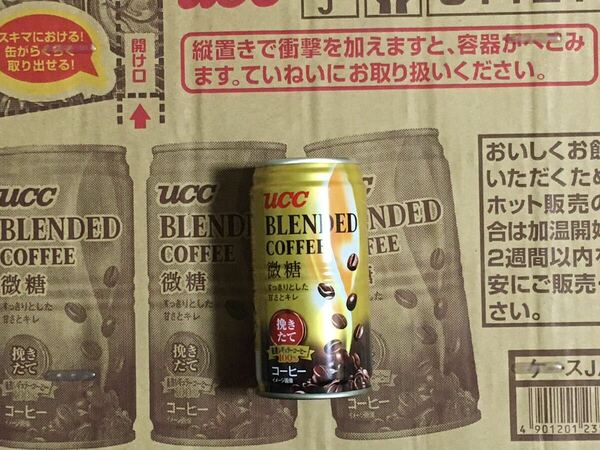 UCC BLENDED COFFEE 微糖 缶コーヒー 80本 珈琲 挽きたて コーヒー 即決 送料無料