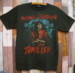 【送料無料】XL★新品マイケルジャクソン【THRILLER】スリラー★Tシャツ★ビンテージスタイル