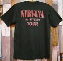 【送料無料】2XL★新品インユーテロ【Nirvana】ニルヴァーナ★BunnyバンドTシャツ★ビンテージスタイル_画像3