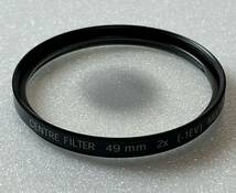 【レア物】HASSELBLAD　ハッセルブラッド　CENTRE FILTER 49mm 2x (-1EV)　センターフィルター_画像2