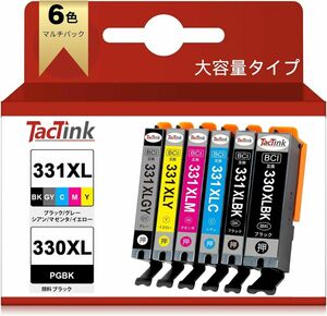 キヤノン　BCI-330XL BCI-331XL　６色セット　大容量互換インクカートリッジ　残量表示　Canon