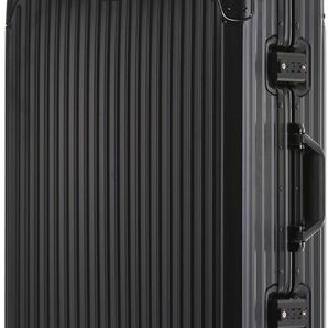 Sサイズ　スーツケース　オールアルミ合金製　TSA　ブラック45L　キャリーバッグ　キャリーケース