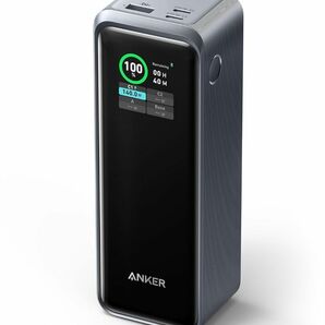 Anker Prime Power Bank　(27650mAh, 250W出力)　LEDディスプレイ　USB PD　超高速充電