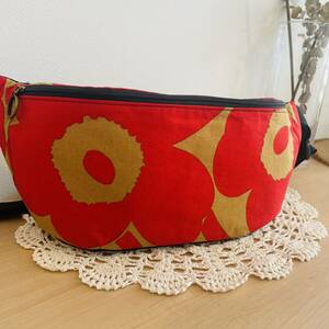  hand made body bag marimekko waist bag Marimekko floral print shoulder bag present travel 