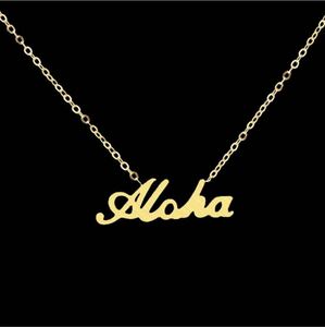 新品 未使用 ハワイ購入 アロハ ALOHA ネックレス ゴールド 高品質