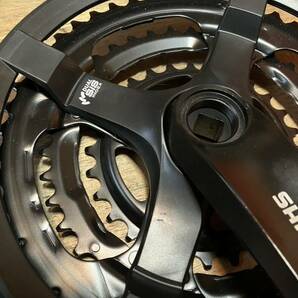 Shimano クランクセット FC-TY501 48-38-28 ブラック 小傷あり 175mmの画像2