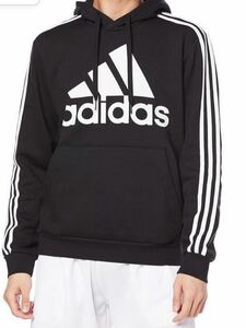 Adidas IYQ53 Essentials Fleece 3-Stripes Logo Hoodie Men's size XO