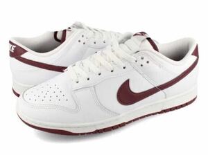 DUNK LOW "WHITE NIGHT MAROON" DV0831-102 （ホワイト/ナイトマルーン/ホワイト）