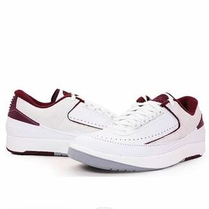 NIKE AIR JORDAN 2 RETRO LOW DV9956-103 Nike air Jordan 2 retro low white / Cherry wood red 29.