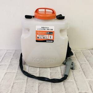 同梱不可☆【ジャンク品】KOSHIN 工進 充電式 噴霧器 SLS-7 7L 除草 消毒 18v Li-ion バッテリー シリーズ 部品取りなどに☆05-535D