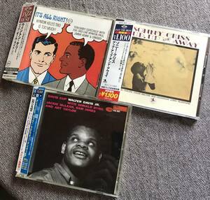 ジャズ名盤3枚 ウィントン・ケリー、ソニー・クリス、ウォルター・デイヴィス