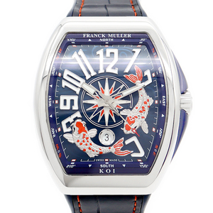 内部点検済 FRANCK MULLER フランクミュラー ヴァンガード ヨッティング KOI V45YTSCDTACBL SS メンズ 自動巻き