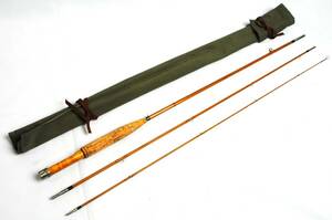 【美品】バンブーロッド BANBOO ROD ３ピース Ken ７f ＃3 TURUYA つるや　ORVIS HARDY SAGE PEZON DYNA-KING レナード SIMMS Whiting