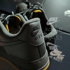 新品 正規品 NIKE ナイキ AIR FORCE1 LOW エアフォース1 ロー 07 LV8 ダークグレー 濃灰 ブロンジーン 27cm US9 箱付きの画像7