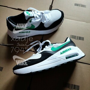  new goods regular goods NIKE Nike AIR MAX SYSTEM air max system white white green black black 29cm US11 box attaching MOVE TO ZERO