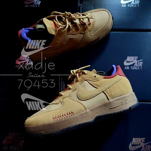  новый товар стандартный товар NIKE Nike AIR FORCE1 WILD военно-воздушные силы 1 wild we to Gold WMNS 27cm ( реальный качество 26.5cm) US10 с коробкой 