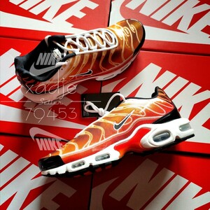  new goods regular goods NIKE Nike AIR MAX PLUS OG air max plus white black red orange gradation 29cm US11 box attaching 