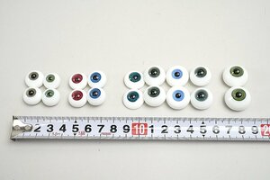 ★ ドール用グラスアイ 14mm / 16mm / 18mm / 20mm まとめてセット