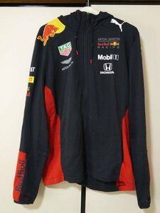 ▽ PUMA プーマ Redbull レッドブル Ferrari フェラーリ ASTONMARTIN アストンマーチン フルジップパーカー 紺 L