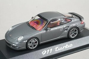 ミニチャンプス PMA 1/43 Porsche ポルシェ 911 977 ターボ グレーメタリック ディーラー特注 ※パーツ破損有り WAP0200010A