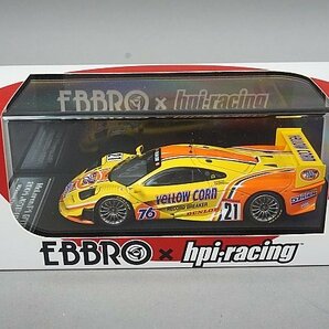 EBBRO エブロ / hpi・racing 1/43 McLaren マクラーレン F1 GTR 2001 JGTC #21 44672の画像5