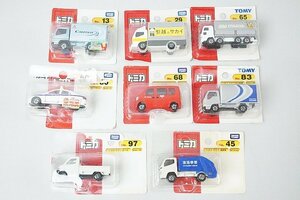 TOMICA トミカ No.68 郵便車 / No.60 トヨタ マークX 個人タクシー / No.97 トヨタ タウンエース など8点セット